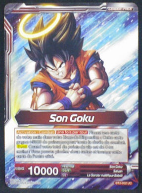 carte Dragon Ball Super Card Game Fr Part 2 BT2-002UC Songoku recto