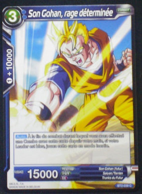 carte Dragon Ball Super Card Game Fr Part 2 BT2-039C Son Gohan, rage déterminée bandai 2018