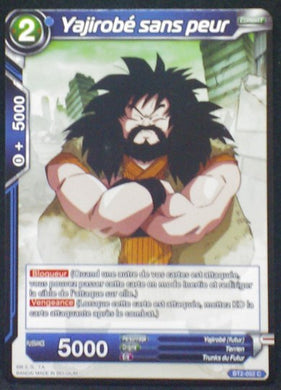 carte Dragon Ball Super Card Game Fr Part 2 BT2-052C Yajirobé sans peur bandai 2018