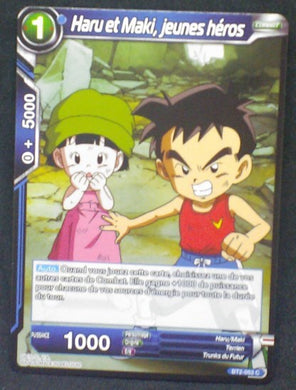 carte Dragon Ball Super Card Game Fr Part 2 BT2-053 C Haru et Maki, jeunes héros bandai 2018