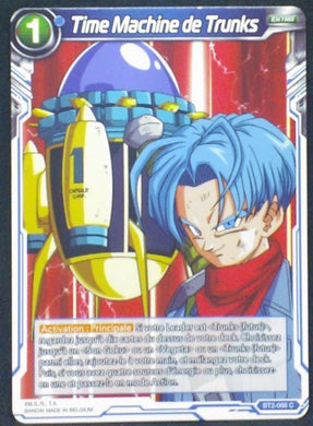 carte Dragon Ball Super Card Game Fr Part 2 BT2-066C Time Machine de Trunks bandai 2018