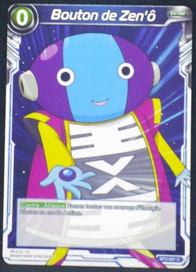 carte Dragon Ball Super Card Game Fr Part 2 BT2-067C Bouton de Zeno bandai 2018