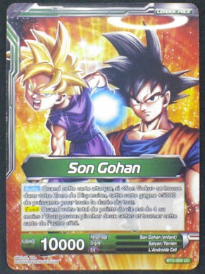 carte Dragon Ball Super Card Game Fr Part 2 BT2-069UC Son Gohan bandai 2018