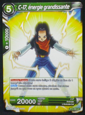 carte Dragon Ball Super Card Game Fr Part 2 BT2-088UC C-17, énergie grandissante bandai 2018