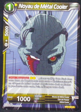 carte Dragon Ball Super Card Game Fr Part 2 BT2-109UC Noyau de Métal Cooler bandai 2018