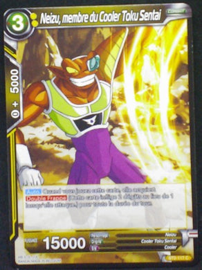 carte Dragon Ball Super Card Game Fr Part 2 BT2-117C Neizu, membre du Cooler Toku Sentai bandai 2018