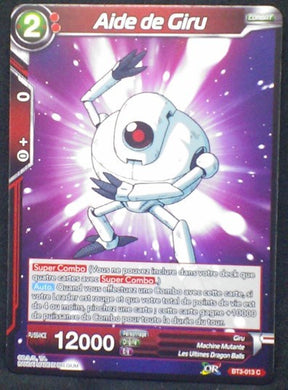 carte Dragon Ball Super Card Game Fr Part 3 BT3-013C Aide de Giru bandai 2018