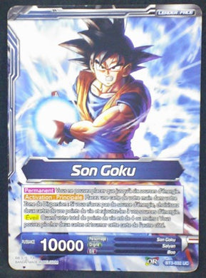 carte Dragon Ball Super Card Game Fr Part 3 BT3-032UC Son Goku bandai 2018
