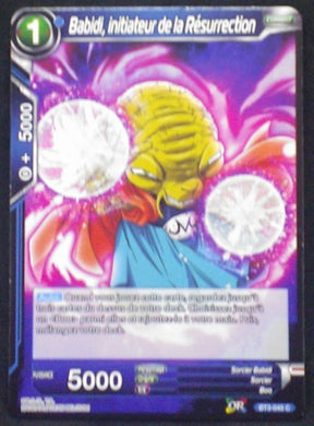 carte Dragon Ball Super Card Game Fr Part 3 BT3-045C Babidi, initiateur de la Résurrection bandai 2018