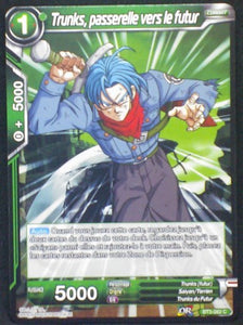 carte Dragon Ball Super Card Game Fr Part 3 BT3-062C Trunks, passerelle vers le futur