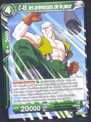 carte Dragon Ball Super Card Game Fr Part 3 BT3-070UC C-13, les prémisses de la peur bandai 2018