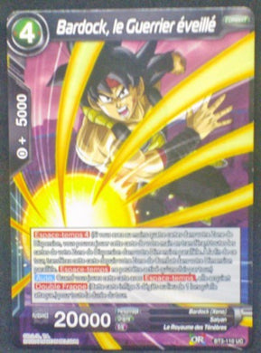 carte Dragon Ball Super Card Game Fr Part 3 BT3-110UC Bardock, le Guerrier éveillé bandai 2018