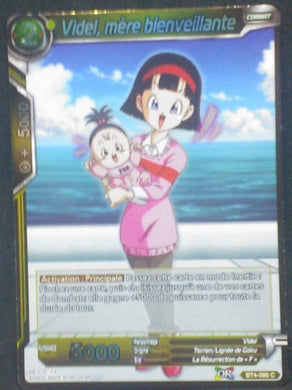 carte Dragon Ball Super Card Game Fr Part 4 BT4-090 C Foil Videl, mère bienveillante bandai 2018
