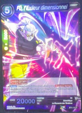 carte Dragon Ball Super Card Game Fr Part 4 BT4-118 R Fû, l Exileur dimensionnel bandai 2018