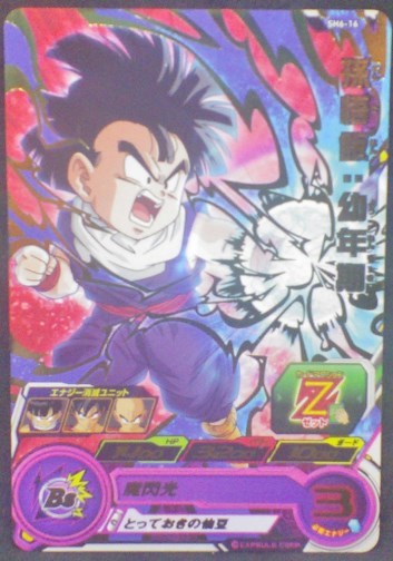 trading card game jcc carte Super Dragon Ball Heroes Part 6 SH6-16 (2017) bandai songohan sdbh cardamehdz