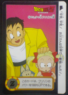 carte dragon ball z carddass part 17 n°34 total n°680 1993