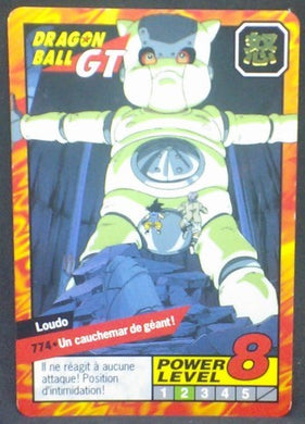 trading card game jcc carte dragon ball gt Carddass Le Grand Combat Part 8 n°774 (1998) bandai loudo dbgt cardamehdz
