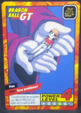 trading card game jcc carte dragon ball gt Carddass Le Grand Combat Part 8 n°789 (1998) bandai pan dbgt cardamehdz