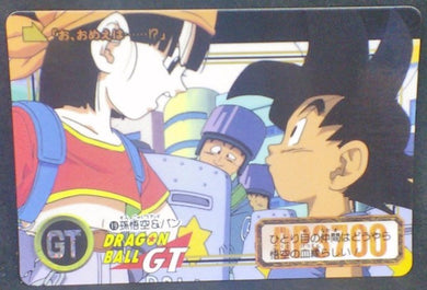 trading card game jcc carte dragon ball gt Carddass Part 26 n°19 (Total n°1019) (1996) bandai songoku pan dbgt cardamehdz