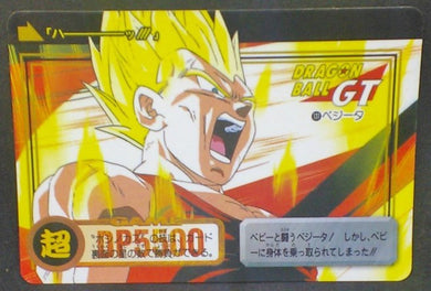 trading card game jcc carte dragon ball gt Carddass Part 29 n°131 (Total n°1131) (1997) bandai vegeta dbgt cardamehdz