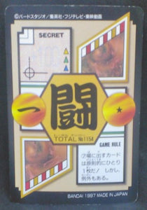 trading card game jcc carte dragon ball gt Carddass Part 29 n°154 (Total n°1154) bandai songoku ssj4 dbgt cardamehdz verso