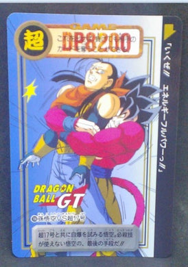 trading card game jcc carte dragon ball gt Carddass Part 30 n°198 (Total n°1198) (1997) bandai songoku ssj4 vs c17 dbgt cardamehdz