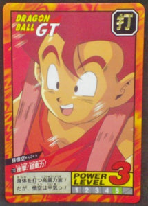 carte dragon ball gt Super Battle Part 17 n°713 (1996) bandai songoku dbgt