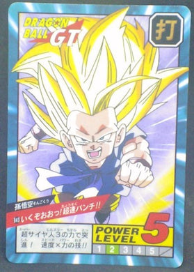 trading card game jcc carte dragon ball gt Super Battle Part 20 n°843 (1996) bandai songoku dbgt cardamehdz