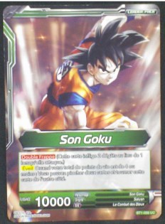 carte dragon ball super BT1-056 UC fr card game bandai 2018 songoku