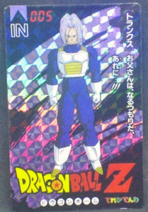 trading card game jcc carte dragon ball z Banpresto Terebi Denwa Part 3 n°05 (1993) banpresto trunks prisme dbz cardamehdz