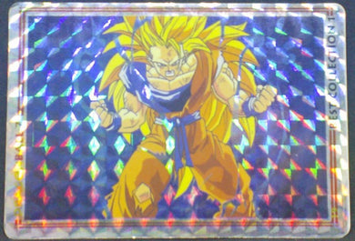 trading card game jcc carte dragon ball z Best Collection Part 1 n°19 Songoku ssj3 Cardamehdz