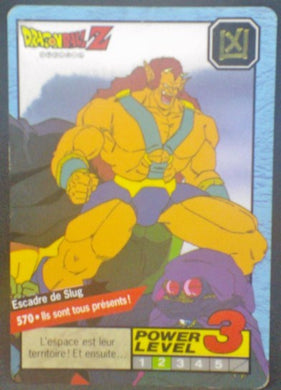trading card game jcc carte dragon ball z Carddass Le Grand Combat Part 3 n°570 (1996) Bandai slug dbz