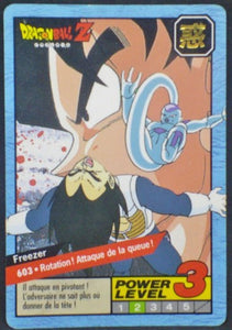 trading card game jcc carte dragon ball z Carddass Le Grand Combat Part 4 n°603 (1996) Bandai Dbz Freezer vs Vegeta Songoku Cardamehdz