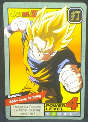 trading card game jcc carte dragon ball z Carddass Le Grand Combat Part 6 n°668 (1997) bandai songoku dbz cardamehdz