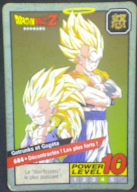 trading card game jcc carte dragon ball z Carddass Le Grand Combat Part 6 n°684 (1997) bandai gogeta gotenks dbz cardamehdz