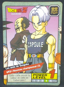 trading card game jcc carte dragon ball z Carddass Le Grand Combat Part 6 n°693 (1997) bandai trunks hercules dbz cardamehdz