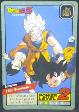 trading card game jcc carte dragon ball z Carddass Le Grand Combat Part 6 n°703 (1997) bandai songohan songoku songoten dbz cardamehdz