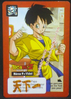 trading card game jcc carte dragon ball z Carddass Part 16 heros 9 (1995) bandai videl dbz cardamehdz