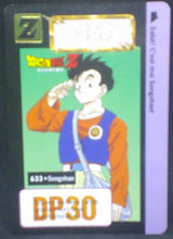 Charger l&#39;image dans la galerie, trading card game jcc carte dragon ball z Carddass Part 16 n°633 (1995) bandai songohan dbz cardamehdz