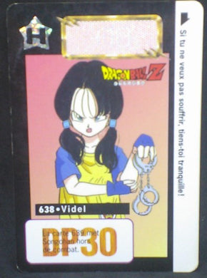 trading card game jcc carte dragon ball z Carddass Part 16 n°638 (1995) bandai videl dbz cardamehdz