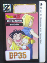 Charger l&#39;image dans la galerie, trading card game jcc carte dragon ball z Carddass Part 16 n°645 (1995) bandai Krilin c 18 marron dbz cardamehdz