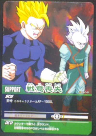 tcg jcc carte dragon ball z Data Carddass 2 Part 4 n°117-II (2006) songohan kaioshin du nord bandai dbz cardamehdz