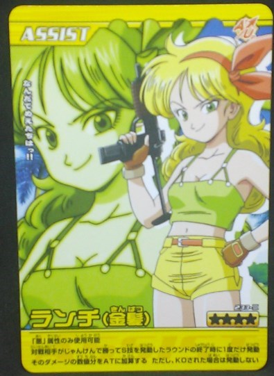 trading card game jcc carte dragon ball z Data Carddass Bakuretsu Impact Part 5 n°233-III (2007) bandai Lunch dbz cardamehdz