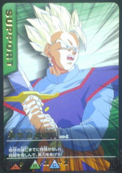tcg jcc carte dragon ball z Data Carddass Part 6 n°161-I (2005) bandai songohan dbz cardamehdz