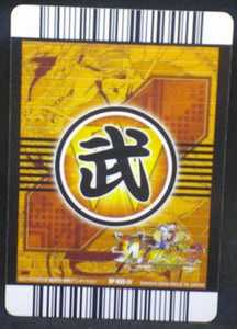 trading card game jcc carte dragon ball z Data Carddass W Bakuretsu Impact Part 6 n°SP-033-IV (2009) bandai songohan dbz cardamehdz verso
