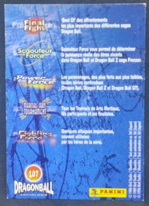 trading card game jcc fr carte dragon ball z Dragon Ball Anthologie n°107 prisme dbz songoku cardamehdz verso