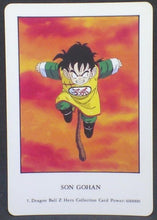 Charger l&#39;image dans la galerie, trading card game jcc carte dragon ball z Hero Collection Part 1 n°7 (1993) Amada songohan dbz cardamehdz