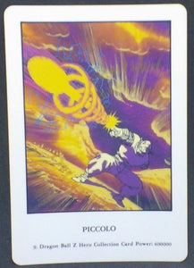 trading card game jcc carte dragon ball z Hero Collection Part 1 n°9 (1993) Amada piccolo dbz cardamehdz