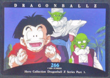 Charger l'image dans la galerie, trading card game jcc carte dragon ball z Hero Collection Part 3 n°266 (1995) Amada Krilin Piccolo Dendé Dbz