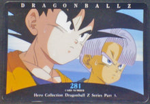 Charger l'image dans la galerie, trading card game jcc carte dragon ball z Hero Collection Part 3 n°281 (1995) Amada Songoten Trunks Dbz